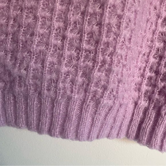 FRNCH Paris Norhen Super Soft Lavender Purple Sweater - Size Medium - Picture 11 of 14